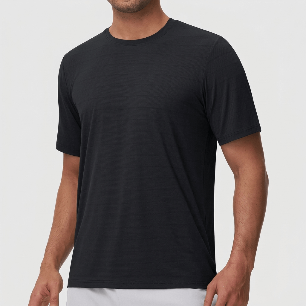 Maqiato | Soft nylon blend crew neck t shirt