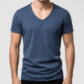 Maqiato | Slim fit V-neck T-shirt from soft material