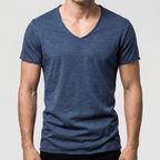 Maqiato | Slim fit V-neck T-shirt from soft material
