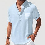 Maqiato | Classic Henley shirt with chest pocket