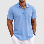 Maqiato | Lightweight linen polo shirt