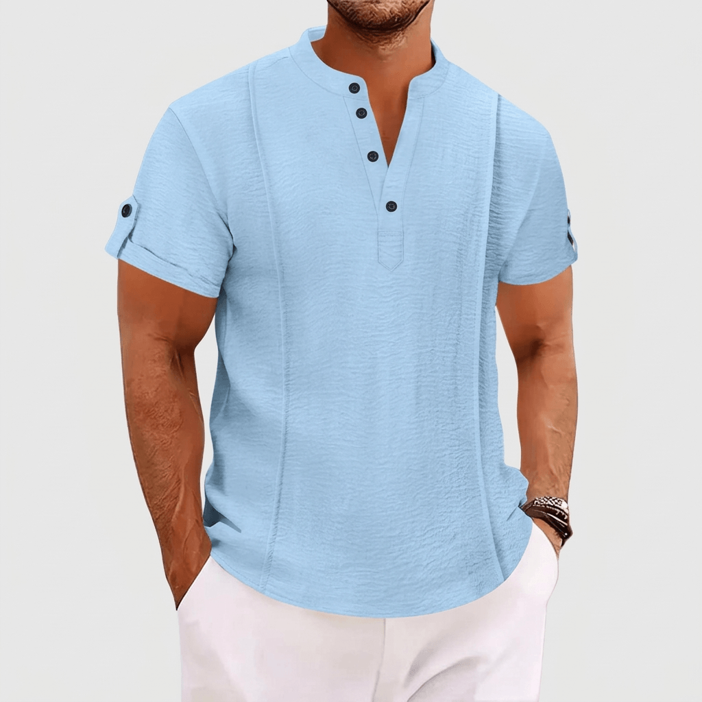 Maqiato | Satin-like poly-blend shirt