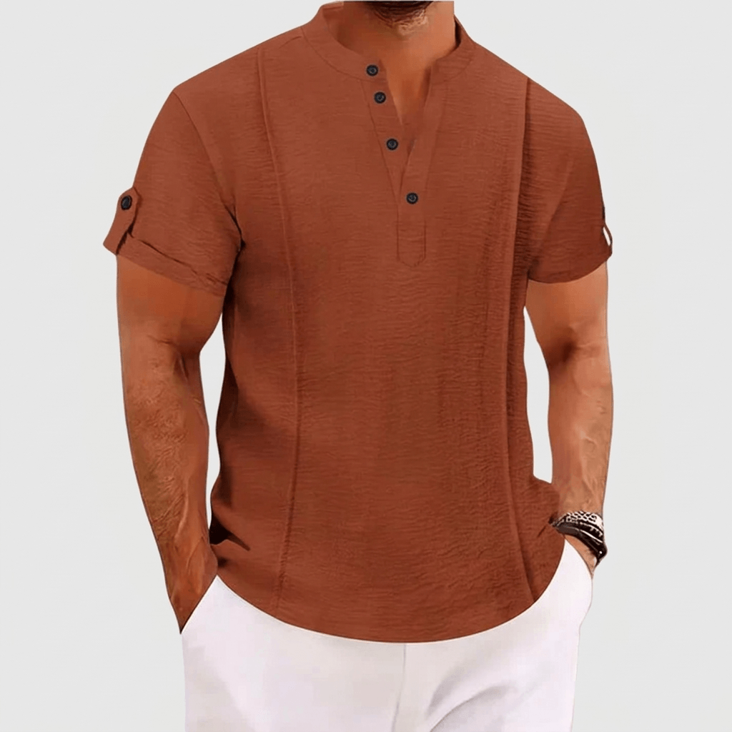 Maqiato | Satin-like poly-blend shirt