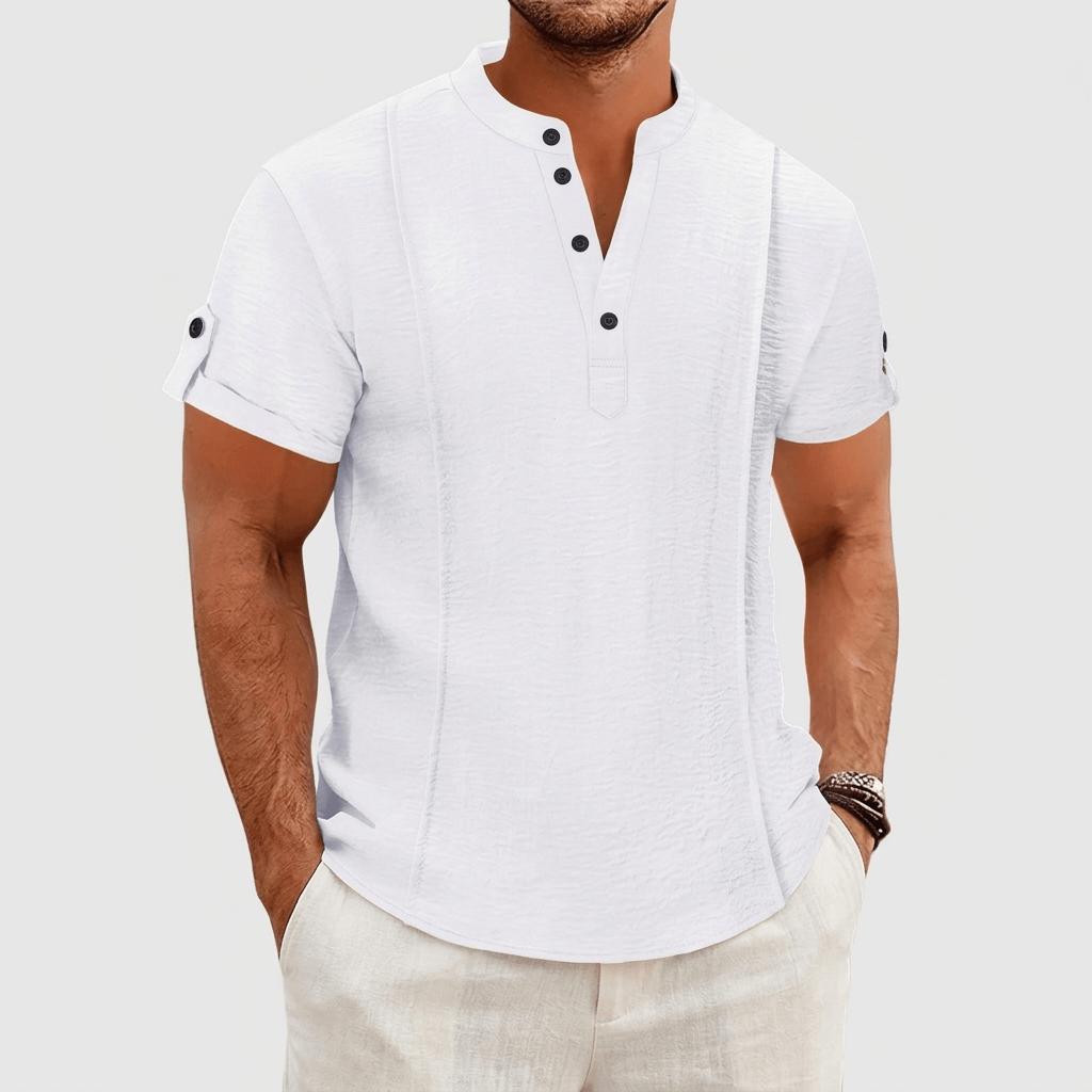 Maqiato | Satin-like poly-blend shirt