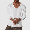 Maqiato | Linen blend V-neck shirt