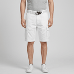 Maqiato | Cargo shorts with adjustable waist and multi-pocket design
