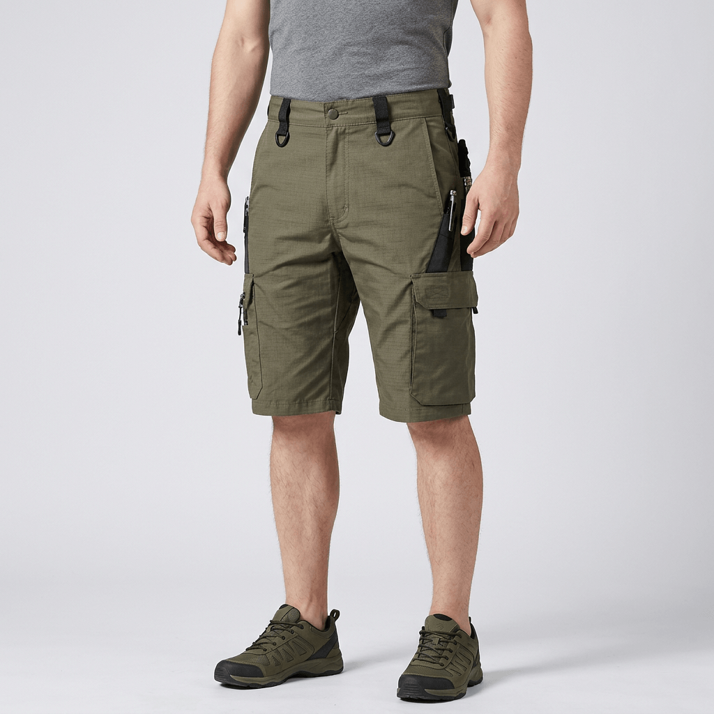 Maqiato | Polyester blend cargo shorts