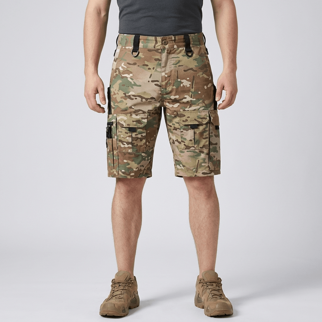 Maqiato | Polyester blend cargo shorts