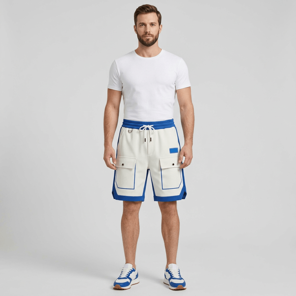 Maqiato | Two-color lightweight summer shorts