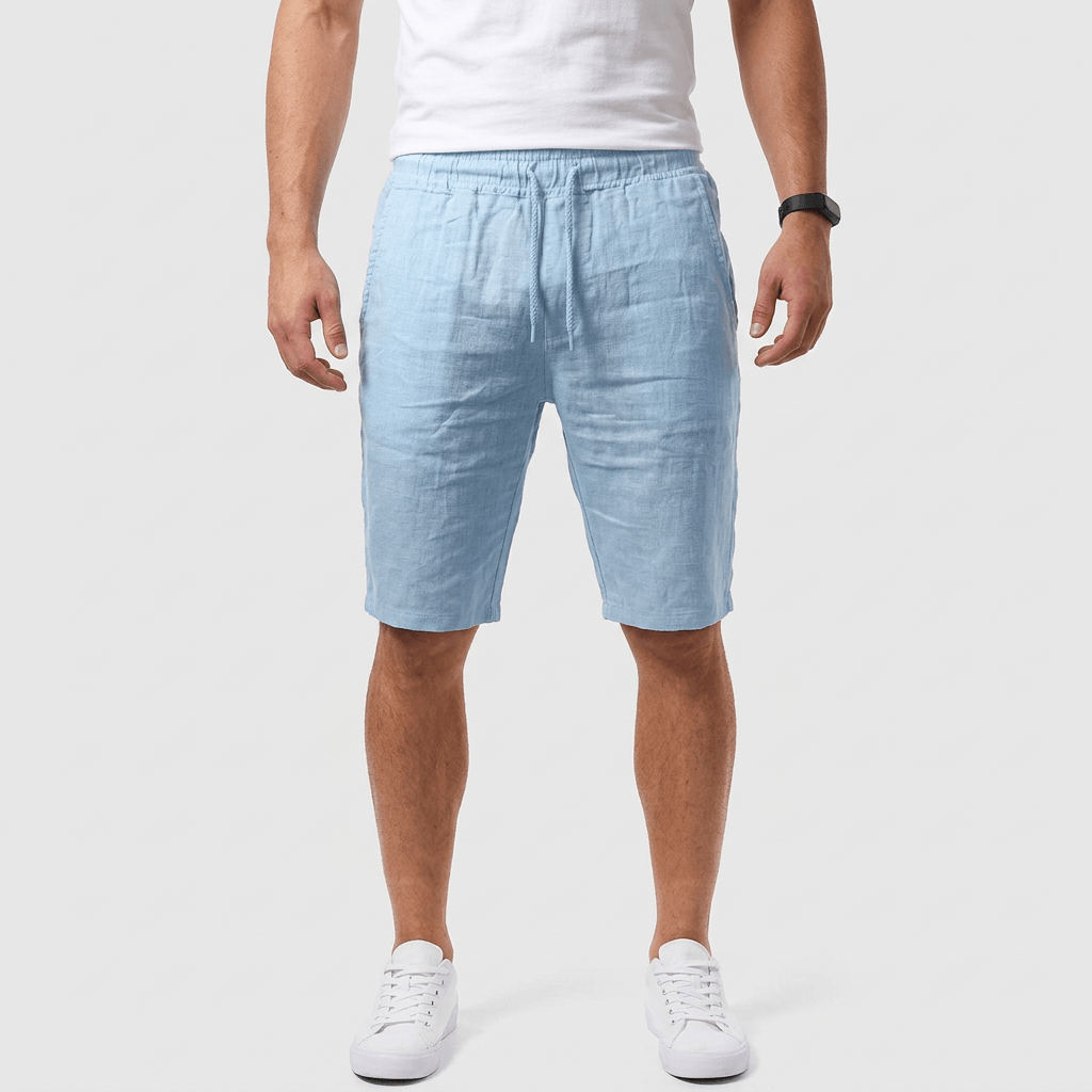 Maqiato | Slim fit linen blend shorts