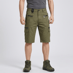 Maqiato | Structured fit tactical cargo shorts with flexible waistband