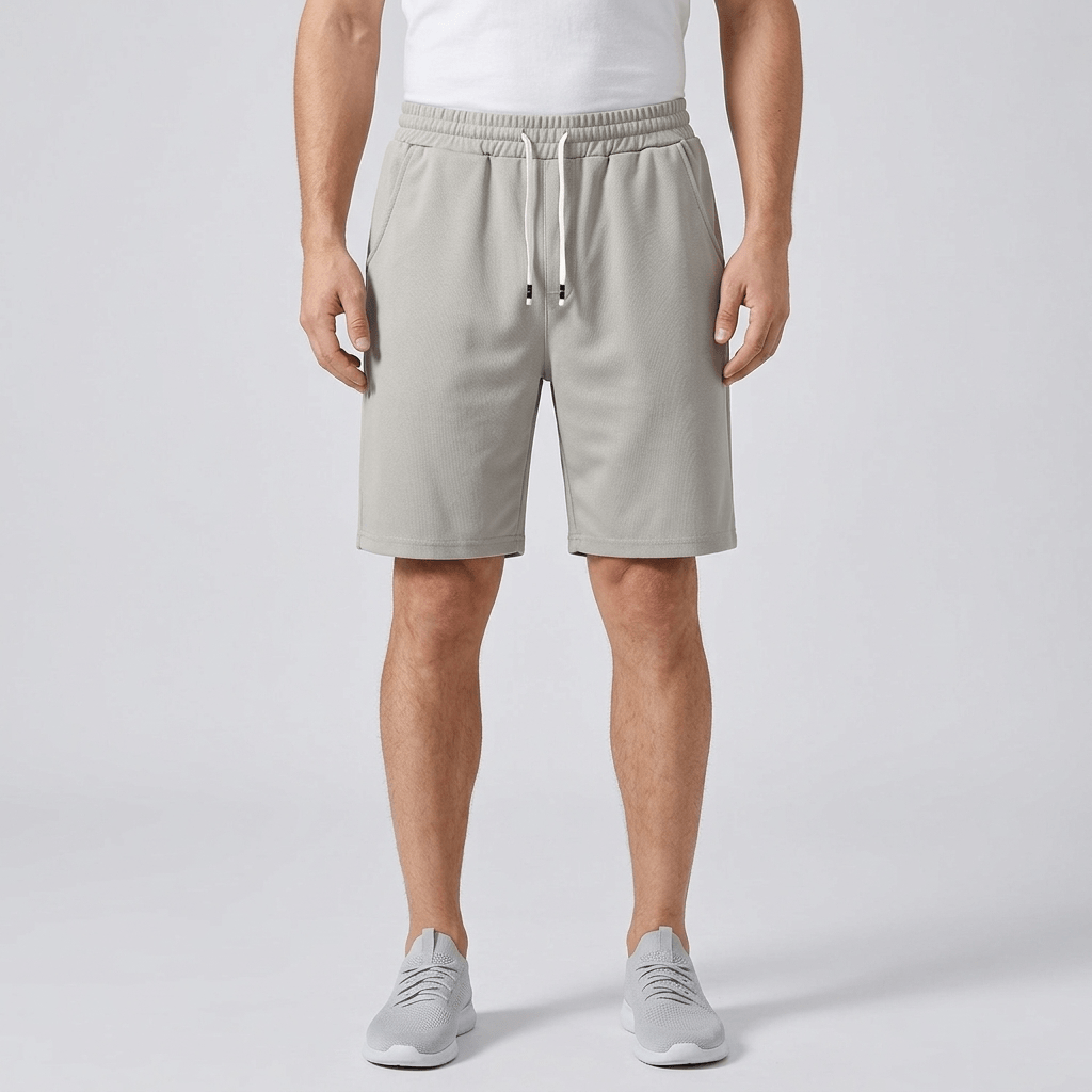 Maqiato | Lightweight polyester shorts with elastic waist and side pockets