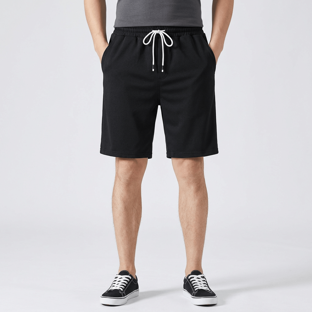 Maqiato | Lightweight polyester shorts with elastic waist and side pockets