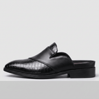 Maqiato | Textured slip-on mule shoes