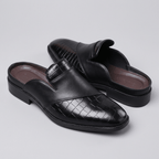 Maqiato | Textured slip-on mule shoes