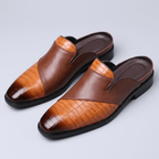 Maqiato | Textured slip-on mule shoes