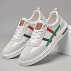Maqiato | Suede and leather low-top sneakers