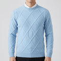 Maqiato | Cashmere blend argyle knit sweater