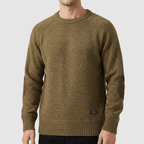 Maqiato | Soft wool sweater with ribbed cuffs and elbow patches