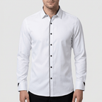 Maqiato | Slim fit stylish dress shirt with contrast details