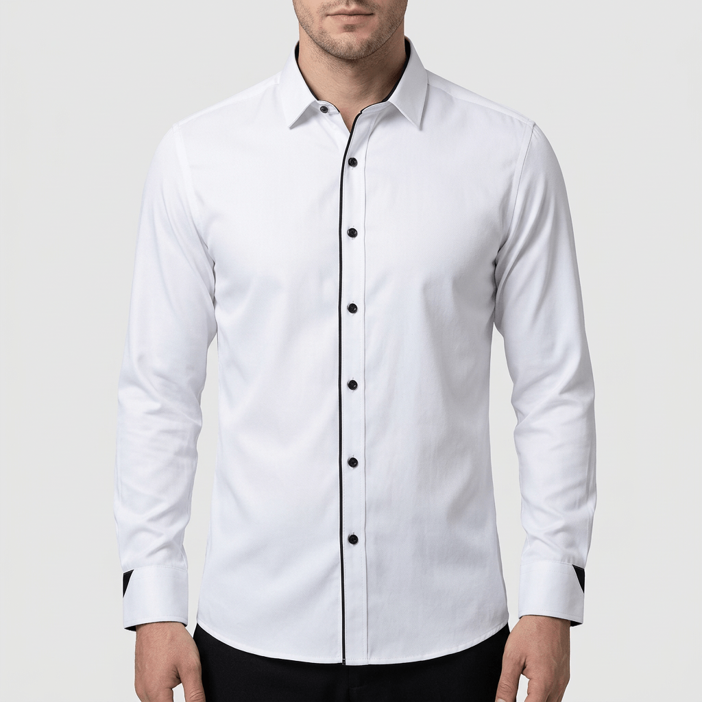Maqiato | Slim fit stylish dress shirt with contrast details