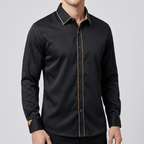 Maqiato | Contrast trim long sleeve shirt