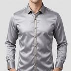 Maqiato | Contrast trim long sleeve shirt
