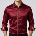 Maqiato | Contrast trim long sleeve shirt