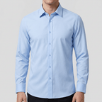 Maqiato | Structured fit white long sleeve shirt