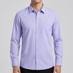 Maqiato | Structured fit white long sleeve shirt