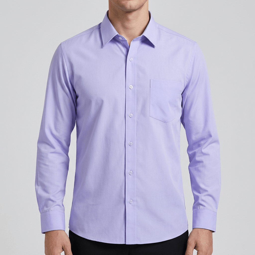 Maqiato | Structured fit white long sleeve shirt