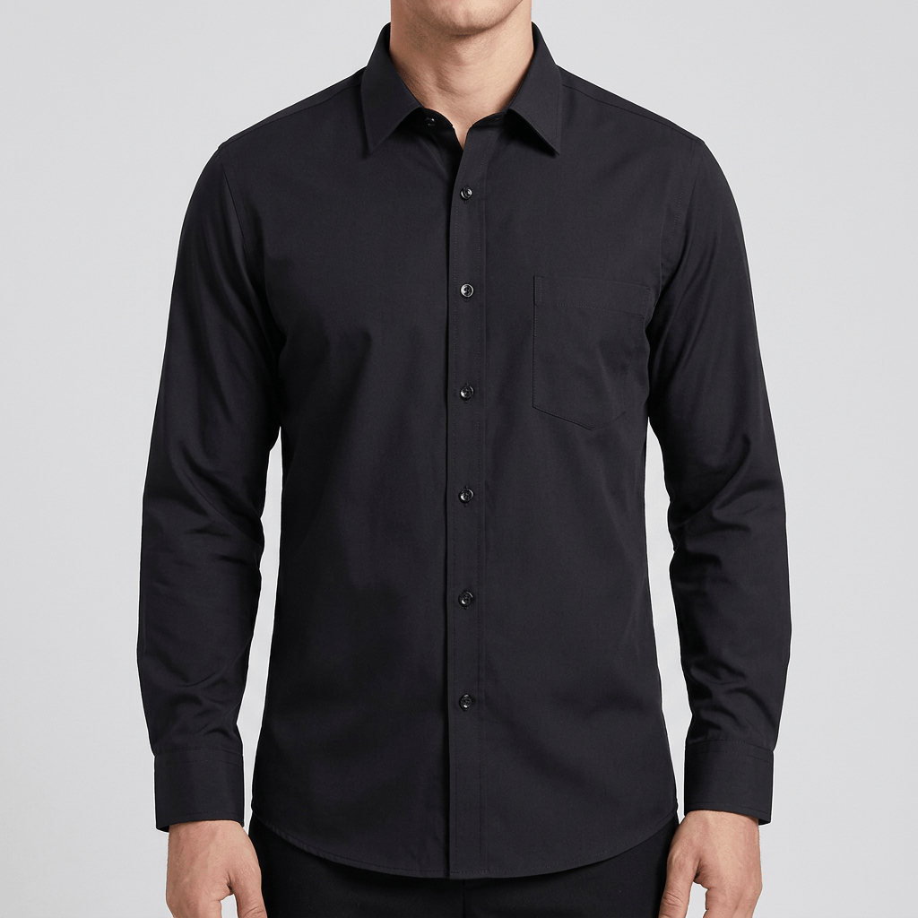Maqiato | Structured fit white long sleeve shirt