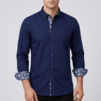 Maqiato | Contrast patterned dress shirt