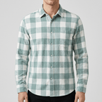 Maqiato | Brushed stylish check shirt