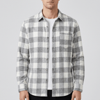 Maqiato | Brushed stylish check shirt