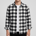 Maqiato | Brushed stylish check shirt