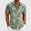 Maqiato | Palm jacquard shirt