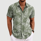 Maqiato | Palm jacquard shirt