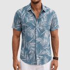 Maqiato | Palm jacquard shirt