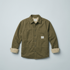 Maqiato | Men's Regular Fit Fleece-Lined Cargo Shirt