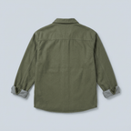 Maqiato | Men's Regular Fit Fleece-Lined Cargo Shirt