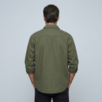 Maqiato | Men's Regular Fit Fleece-Lined Cargo Shirt