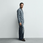 Maqiato | Men's Relaxed Lace-Up Shirt