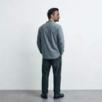 Maqiato | Men's Relaxed Lace-Up Shirt