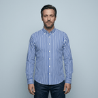 Maqiato | Men's Slim Fit Striped Cotton Shirt