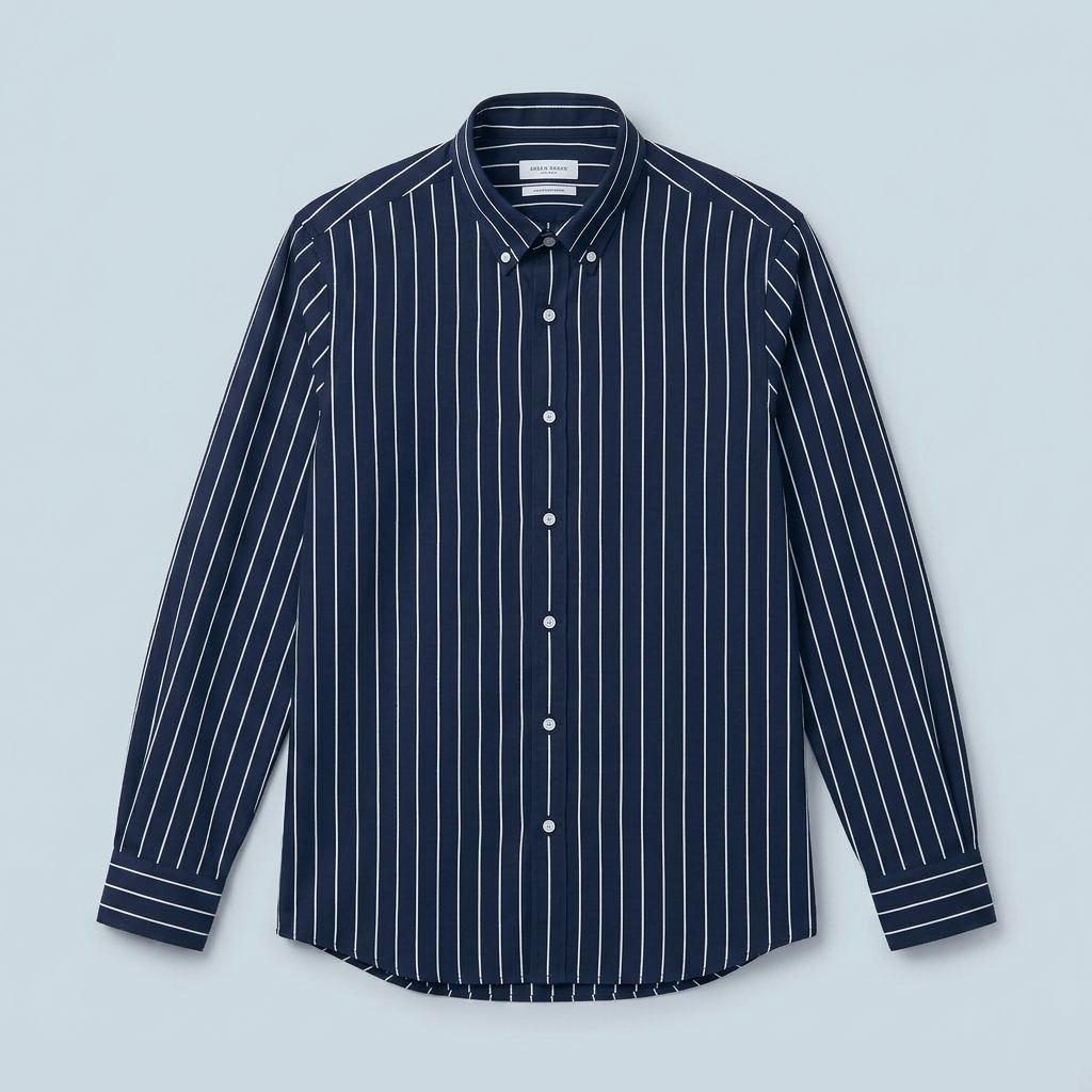 Maqiato | Men's Slim Fit Striped Cotton Shirt