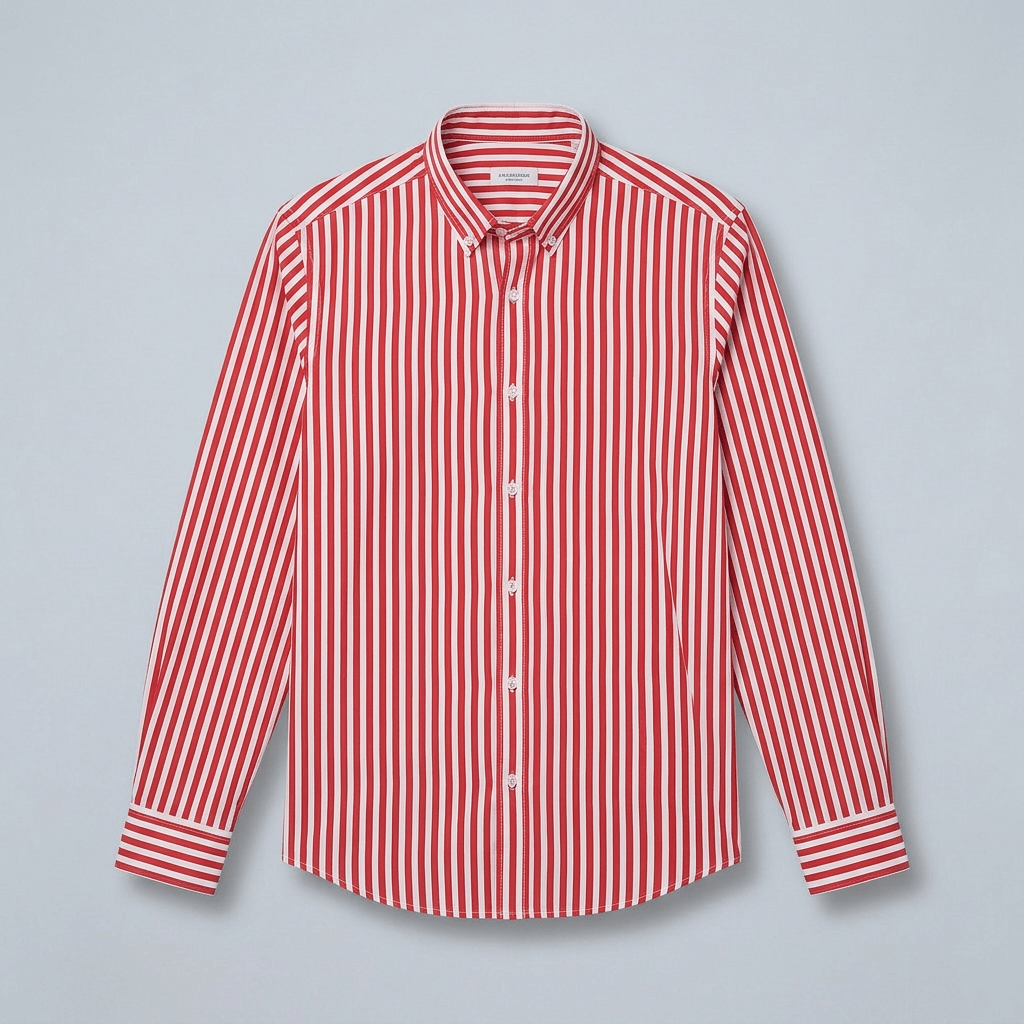 Maqiato | Men's Slim Fit Striped Cotton Shirt