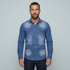 Maqiato | Men's Slim Fit Denim Shirt
