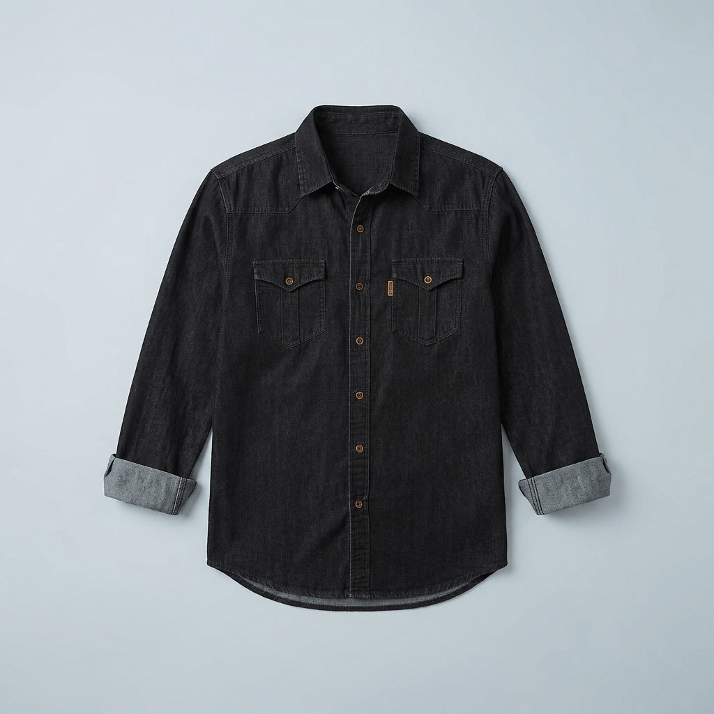 Maqiato | Men's Slim Fit Denim Shirt