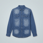Maqiato | Men's Slim Fit Denim Shirt
